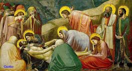 Adorazione del Cristo morto di Giotto